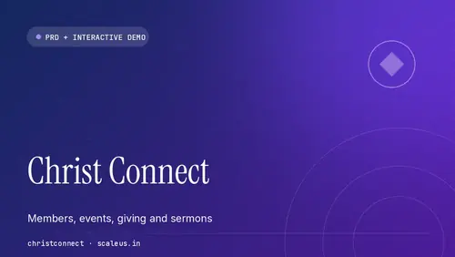 Christ Connect — Community platform