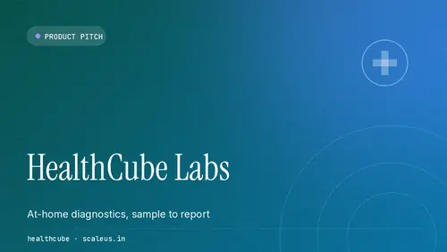HealthCube Labs — HealthTech · Diagnostics