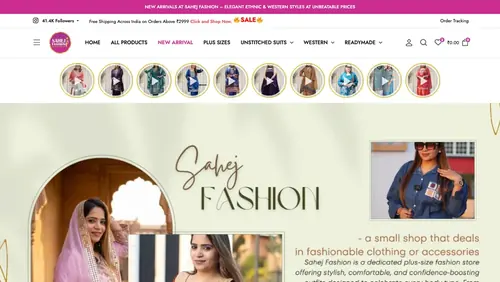 Sahej Fashion — E-commerce · Fashion