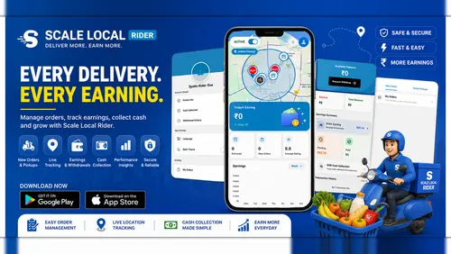 Scale Local Rider — Delivery app