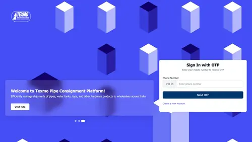 Texmo Bidding Portal — B2B portal · Custom software