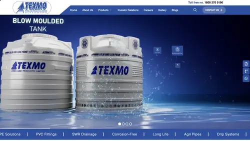 Texmo Pipes — Manufacturing · Corporate