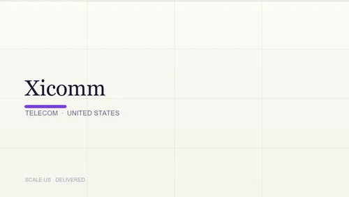 Xicomm — Telecom · United States